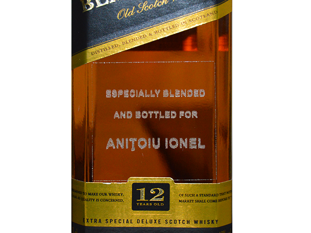 Gravura sticla whiskey