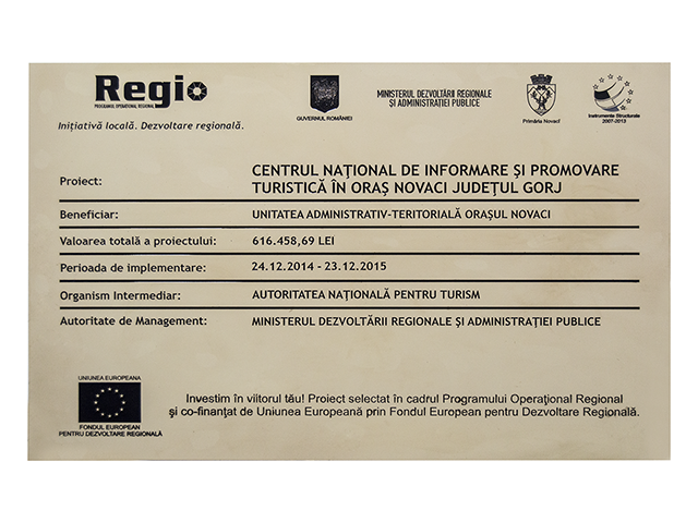 Placa informare alama